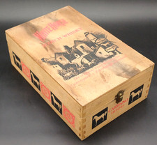 WHITE HORSE SCOTCH WHISKY CASSETTA LEGNO ORIGINALE VUOTA