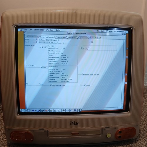 Apple tangerine imac tray - tangerine,
