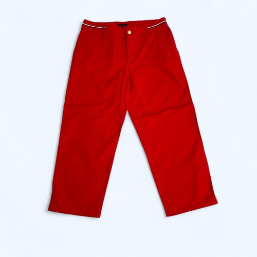 Pantaloni rossi tommy hilfiger - pantaloni,