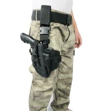 FONDINA SOFTAIR DESTRA COSCIALE NERA REGOLABILE 06559 X  M92 GLOCK 1911 USP 226