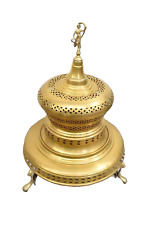 Antico braciere ottone anni 50 cestello in rame mai utilizzato da lucidare