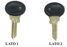 Chiave grezza originale Fiat Arman AM3P auto epoca autobianchi A112 Fiat Ritmo