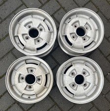 Classic Mini Cosmic Alloys x4 Set 10x5 pollici Radford Austin Morris Cooper S Mk1 2