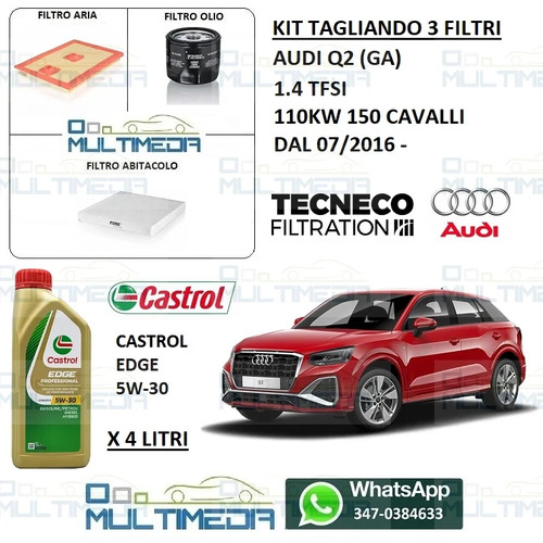 Kit tagliando filtri olio - kit,