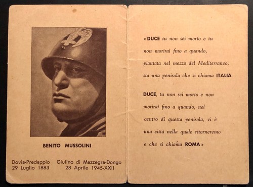 Propaganda fascismo ricordo - propaganda,