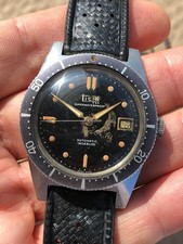 Skin Diver Ticin Superwaterproof 1573/1 Automatic 20 ATM Sub Vintage Watch