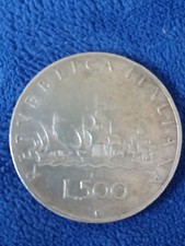 500 Lire in argento Caravelle