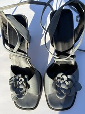 Sandali da festa grigio