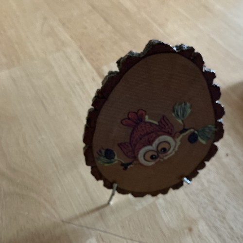 Targa gufo legno - targa,