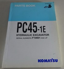 Parti Catalogue / Ricambi Komatsu Idraulica Escavatore PC 45-1E Supporto 03/1995