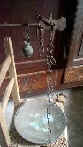 Vecchia bilancia rame - vecchia,
