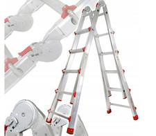 Scala Telescopica In Alluminio Scala Pieghevole Scala Multifunzionale 4x5