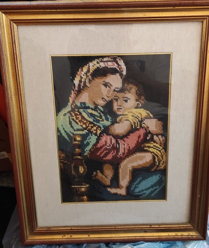 Quadro lavorato uncinetto - lavorato,