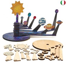 Baker Ross FX311 Kit Planetario in Legno Sistema Solare - Per confezione, Kit