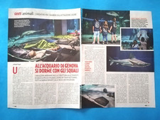 CLIPPING ARTICOLO DI GIORNALE ACQUARIO DI GENOVA DA COLLEZIONE - (77)