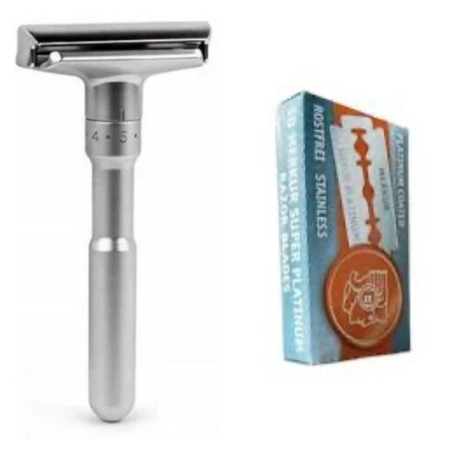Adjustable shaving razor 10 - w,