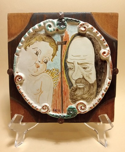 Ceramica padre pio - padre,