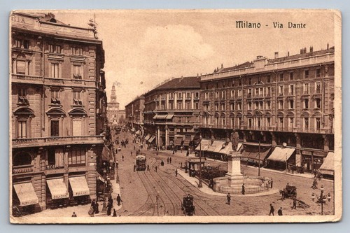 Cartolina italia milano - cartolina,