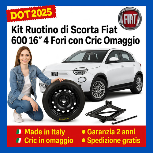 Ruotino scorta fiat 600 - ruotino,