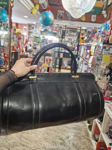 Borsa valigia pelle nera - valigia,