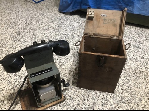 Telefono vintage campo - telefono,