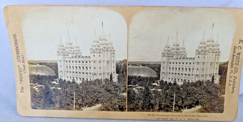 Antica cartolina stereografica