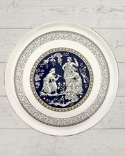 Piatto da portata in porcellana Venetian Lagoon decorato scena neoclassica 32 cm