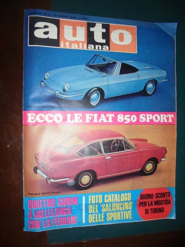 Auto italiana 1968 - italiana,