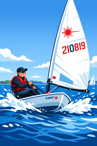 Holt laser dinghy - holt/laser, vang/kicker