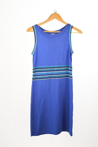 Vestito jersey blu cobalto