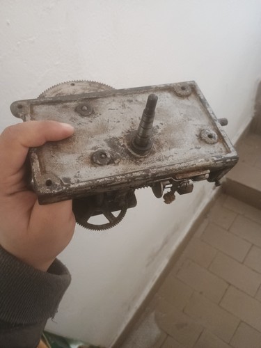 Motore grammofono doppia molla - motore,