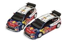Set 2 auto 1/43 IXO RAM397 CITROEN C4 WRC 2009 Catalunya #1 Loeb & #2 Sordo - L/E