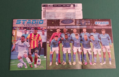 Biglietto match program - biglietto,