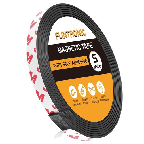 Nastro magnetico adesivo - magnetico, 5m