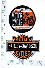 Set 2 patch ricamate - Moto -