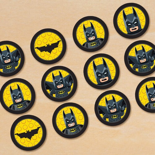Cialda batman lego cup - batman, cake