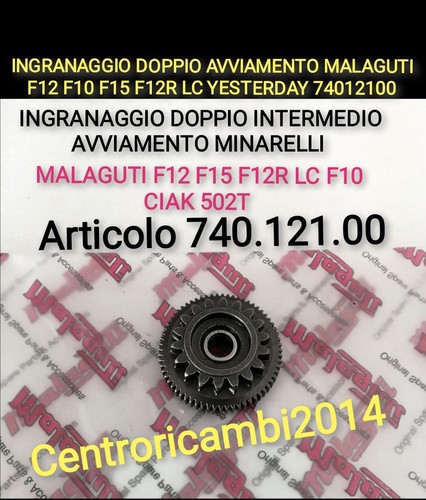 Ingranaggio doppio avviamento - doppio,