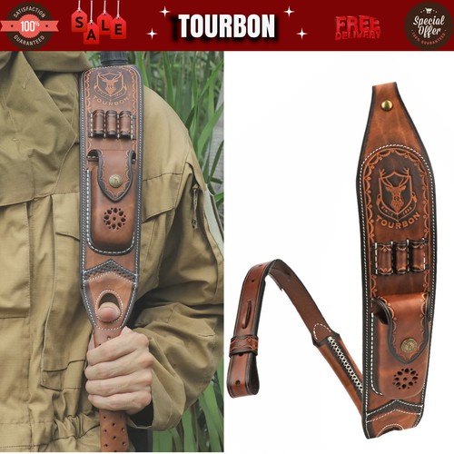 Tourbon vintage pelle fucile - tourbon,
