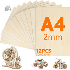 12 Pezzi Di Compensato A4