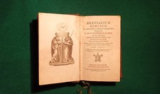 LIBRO ANTICO- BREVIARIO Romano