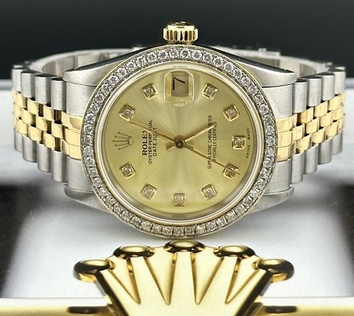 Rolex ladies datejust 31mm 18k - rolex,