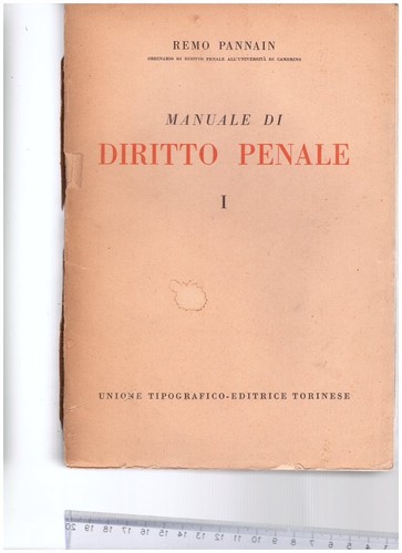 Manuale diritto penale - diritto, i