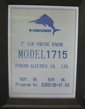 Per Furuno 1715 Marine Radar