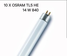10 Neon OSRAM TL5 HE 14W/840 - INNESTO G5 - BIANCO NATURALE - LUNGO 560mm