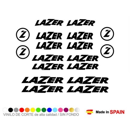 Pegatinas vinilo lazer - 18,