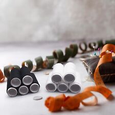 Set 10 Bobine Filo Bianco e Nero per Cucire Spolette Cucito macchina da sarta