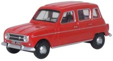 Oxford 76RN002 Renault 4 Rosso