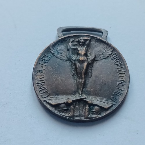 Medaglia bronzo vittorio - medaglia,