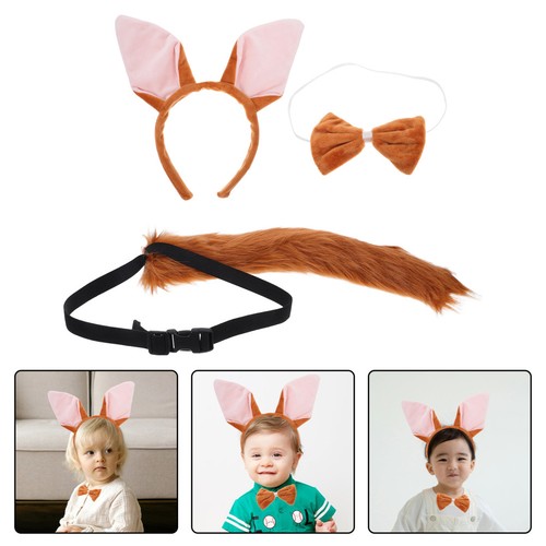 Costume volpe 3 pezzi - ,