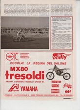 advertising Pubblicità-MOTO TRESOLDI MX80  1984- MOTOCROSS EPOCA-VINTAGE MX